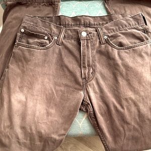 Men's, Levi 514, dark gray/faded black, jeans